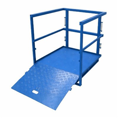 Klein opbergrek voor gasflessen